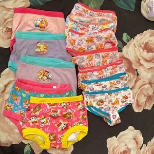 Paw patrol toddler girl panties and training pants 3T